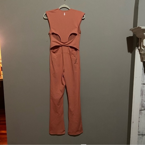 New! Free People FP movement twilight onesie split flare leg 28091 - Picture 6 of 10